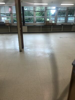 Before & After Commercial Floor Strip & Waxin Gwynn Oak, MD (5)