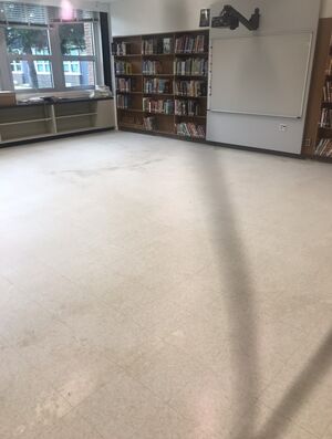 Before & After Commercial Floor Strip & Waxin Gwynn Oak, MD (3)